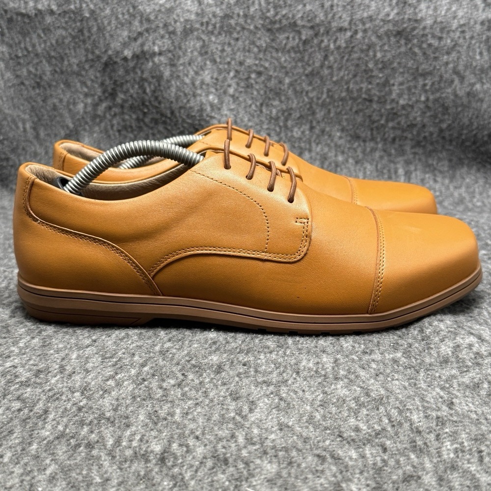 Birchbury "Brenston" Barefoot Minimalist Dress Shoes Light Brown Men's 7